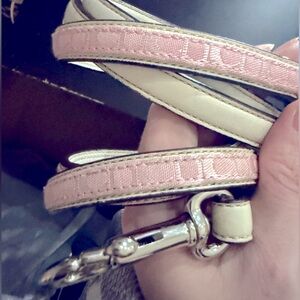 Vintage Pink COACH dog leash